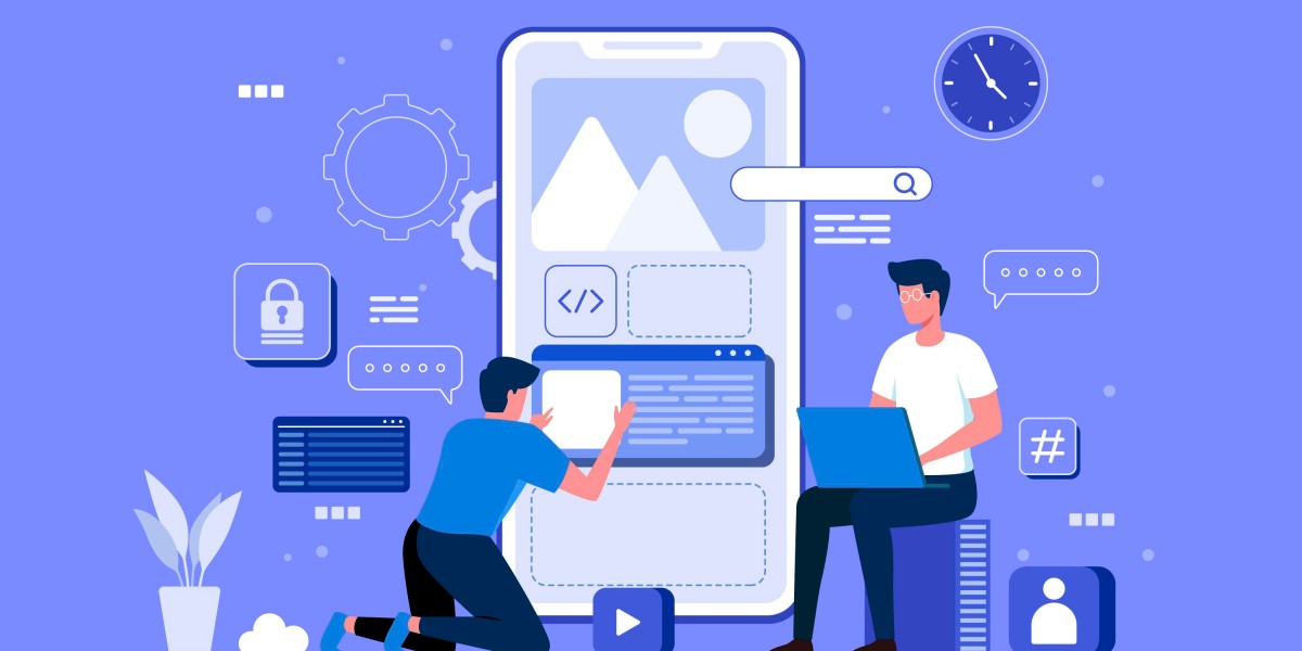 Mobile app developer working on app development for businesses and startups