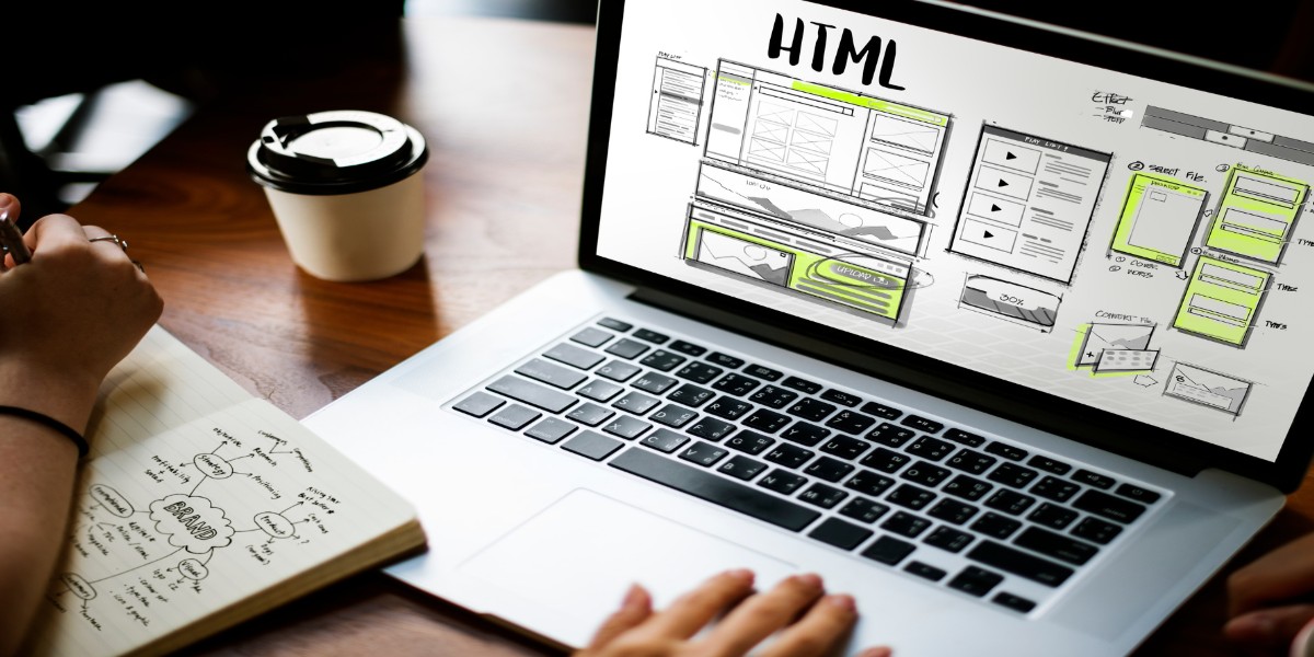 Laptop in HTML text