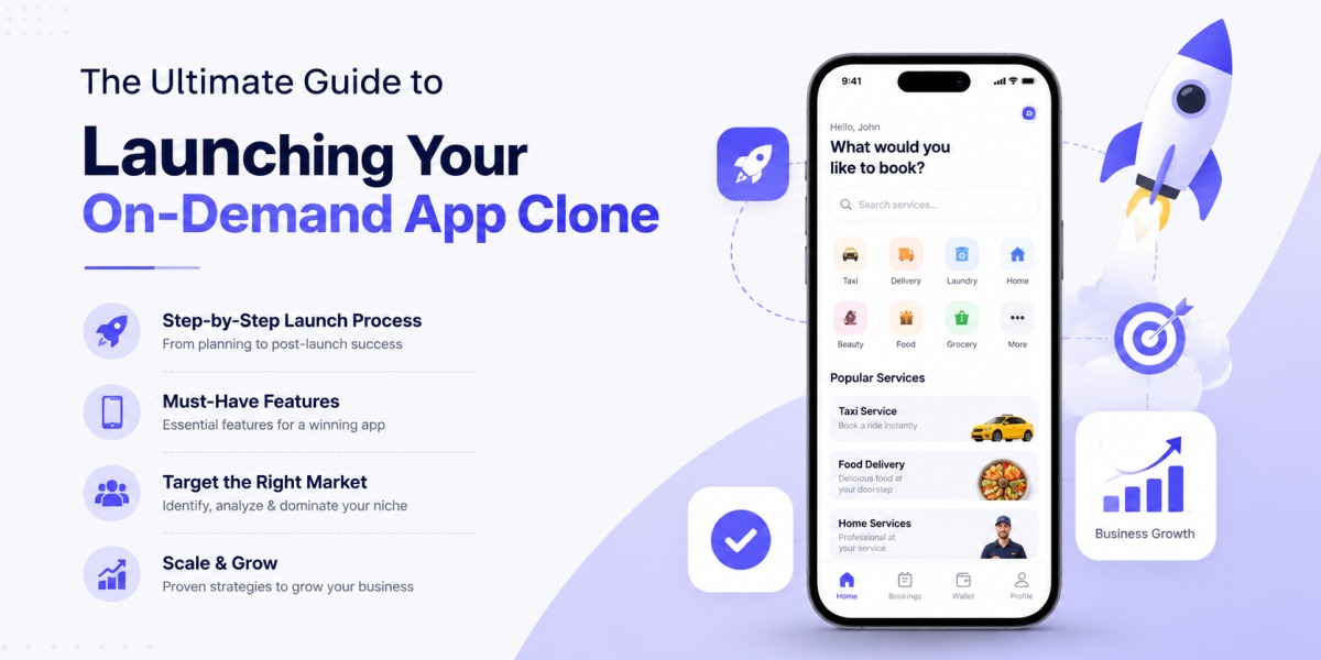 The Ultimate Guide to Launching an On-Demand App Clone