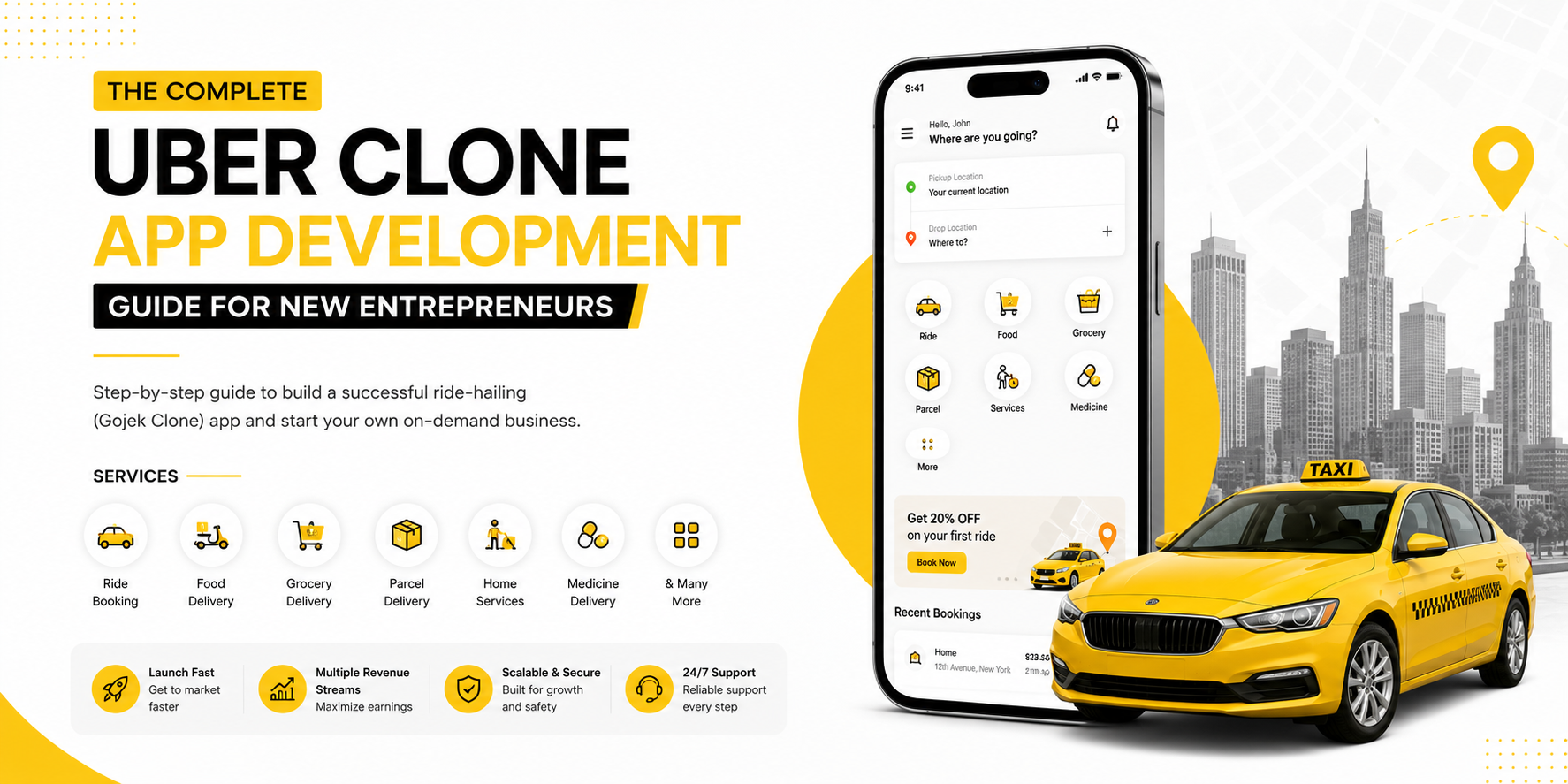 Uber Clone App Development Guide for New Entrepreneurs