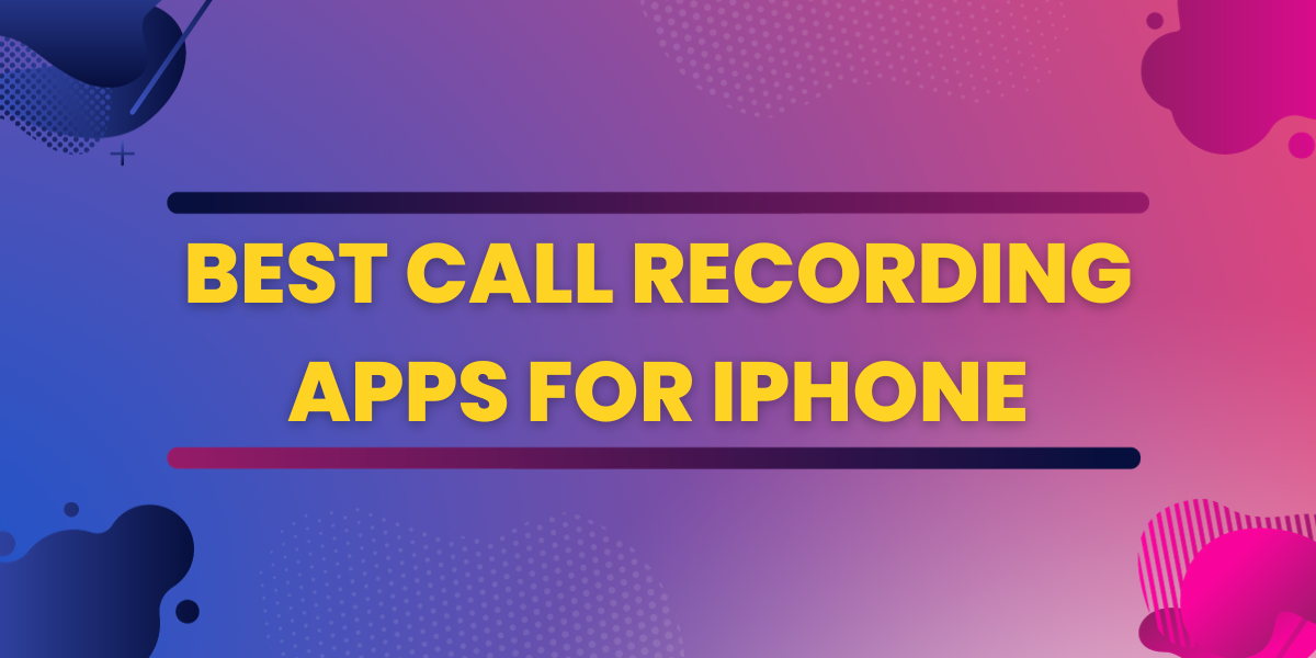 call recording apps for iphone