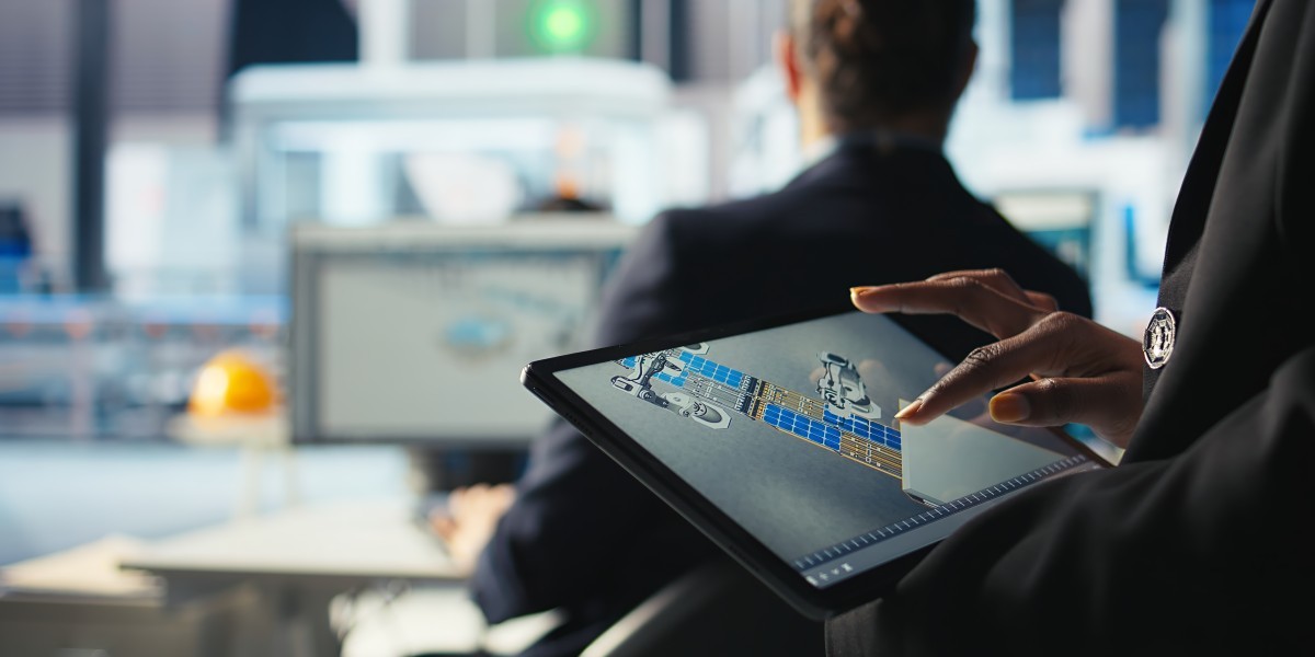 Professionals reviewing AI-powered business solutions and digital workflows
