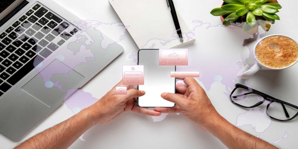 Illustration showing user-friendly UX design elements in an insurance mobile app that increase adoption rates and customer engagement.