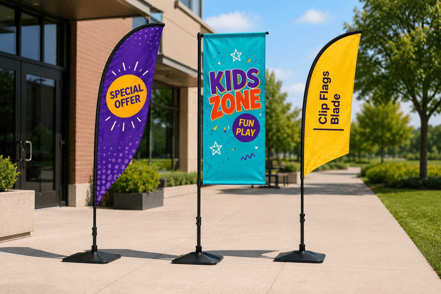 top custom clip flag printing companies markham