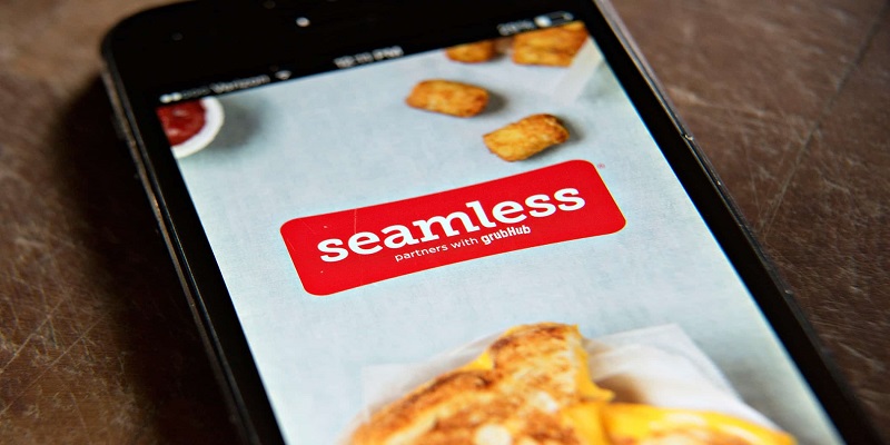 seamless food delivery stock
